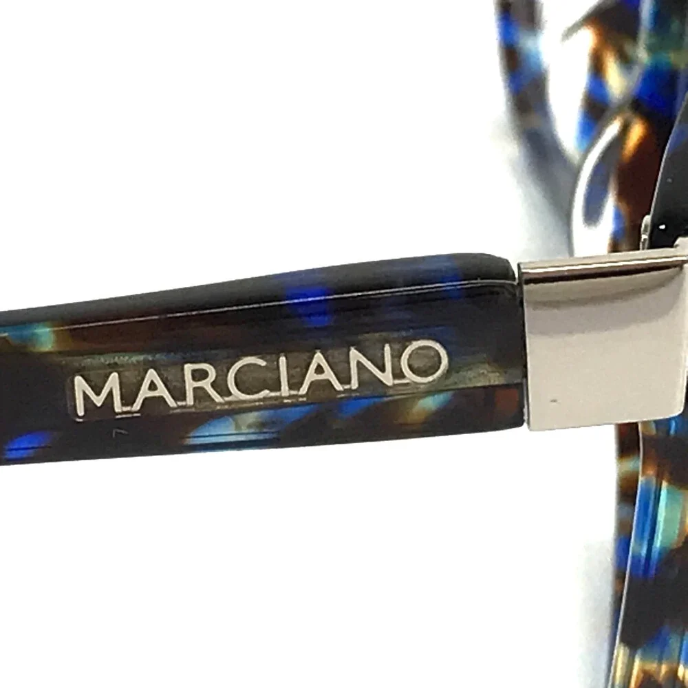 Marciano Eyeglasses Frames GM0286 092 Blue Tortoise Square Full Rim 52-18-135